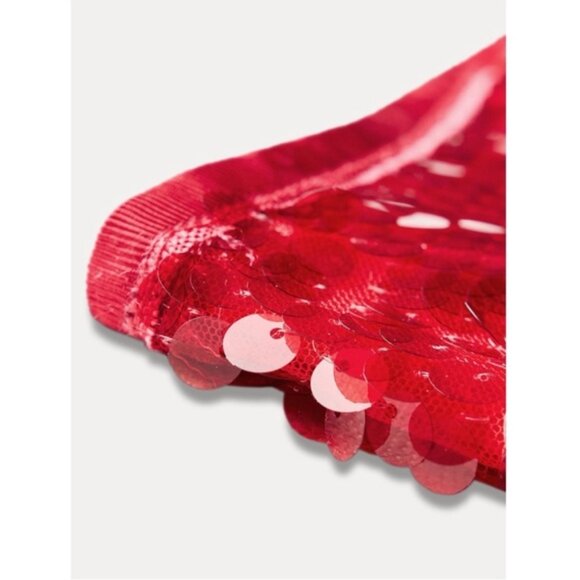 Zara Skirt SEQUIN MIDI ZW COLLECTION holiday party festive maximalism bold - Picture 6 of 16